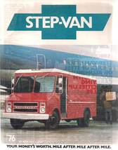 1976 CHEVROLET STEP-VAN 4-page illustrated brochure with specs - £7.90 GBP