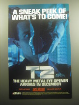 1993 Acclaim T2 Video Game Advertisement - A sneak peek of what&#39;s to come - $14.99