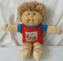 Cabbage Patch Kids Preschool Toddler '91 Hasbro Count with me Red & Blue Shirt - $14.84