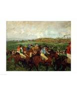 Gentlemen Race. Before The Departure 1862 Poster Print by Edgar Degas - ... - €53,72 EUR