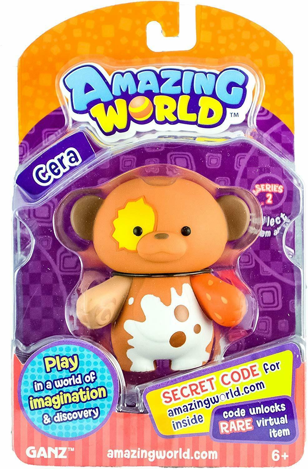 Amazing World Figures Cera Monkey (From the Creators of Webkinz) - $7.91