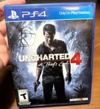 Uncharted 4 -A Thief&#39;s End-Sony PlayStation 4 PS4 - $7.00