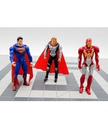 Superman Thor Ironman Action Figures 3.75 Inch Lot of 3 - £13.33 GBP