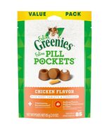 BestBy07/25 Greenies Feline Pill Pockets Cat Treats Chicken Flavor 3oz 85ct - $219.96 MXN