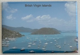 British Virgin Islands Ocean View Sailboats Refrigerator Magnet - £11.67 GBP