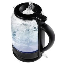 OVENTE 1.5L Electric Glass Kettle - Borosilicate Hot Water Boiler - Blac... - $50.99