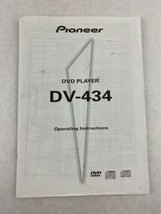 Pioneer DVD Player Model DV-434 Operating Instructions User Manual - £11.05 GBP