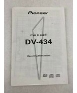 Pioneer DVD Player Model DV-434 Operating Instructions User Manual - £11.21 GBP