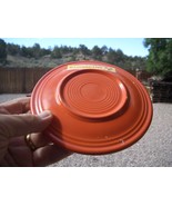 6" FIESTAWARE VINTAGE ORANGE PLATES 14% URANIUM GLAZE  MADE IN USA  $25.00 + S/H - €21,87 EUR