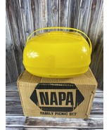 Vintage NAPA Auto Parts Plastic Family Picnic Set - Complete w/ Box - £43.38 GBP