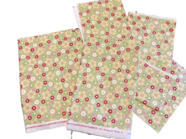 Flower Power Material Kingsway Fabrics MCM Six 6 Pieces See List - £45.32 GBP