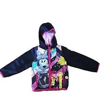 Disney&#39;s Minnie Mouse Toddler Girl Hooded Puffer Jacket, Multicolor, 6 - £11.87 GBP