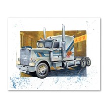 Signed BIG TROUBLE IN LITTLE CHINA Freightliner Poster Print Art 11x14 U... - $449.81 MXN