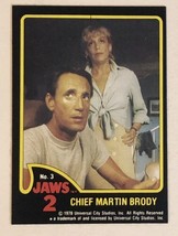 Jaws 2 Trading cards Card #3 Roy Scheider - £1.54 GBP