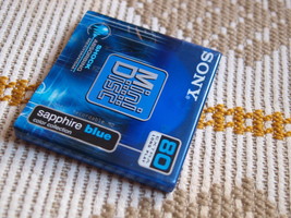 L239 SONY MINIDISK SAPPHIRE BLUE COLOR 80 EXTRA LONG PLAY SEALED NOS - $3.95