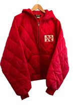 VTG 60s NEBRASKA CORN HUSKERS SWINGSTER JACKET GO BIG RED SEE MEASUREMEN... - $128.25