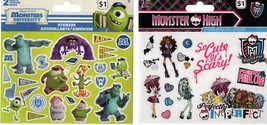 Fun Stickers - 2 Pack - Monster High / Monsters University - $2.00