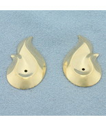 Swoop Teardrop Stud Earring Enhancers in  14k Yellow Gold  - $171.18 CAD