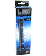 Via Aqua Submersible Blue LED Light And Airstone - Illuminate Your Tank ... - $31.95