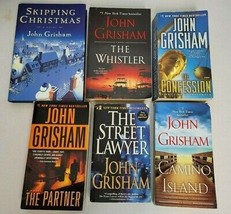 Lot of 6 JOHN GRISHAM Books Christmas Confession Whistler Partner Camino Lawyer - £10.19 GBP