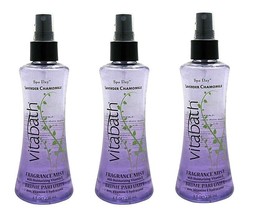 (LOT 3) Vitabath Body Fragrance Mist Lavender Chamomile w/ Vitamins, 8 oz Ea NEW - £30.53 GBP