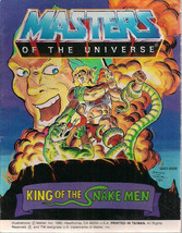 1985 Masters Of The Universe King Of The Snake Men Color Promo Mini Comic - £7.88 GBP