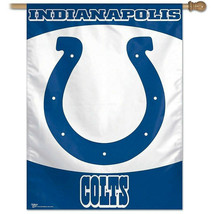 Indianapolis Colts NFL 27 x 37 Vertical Hanging Wall Flag Logo Banner Ba... - £15.62 GBP