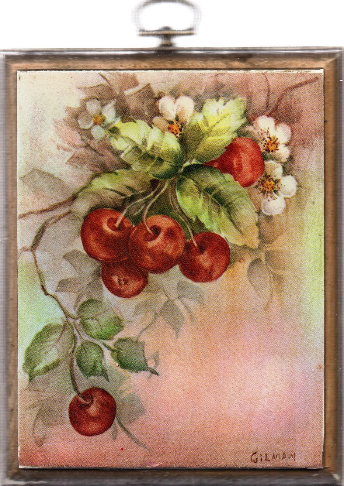 Cherry Branch Decorative Wall Hanging - $8.00