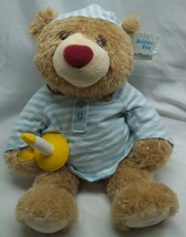 Gund Cute Talking Bedtime Bear W/ Light Up Candle 9&quot; Plush Stuffed Toy - £19.45 GBP