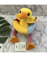 Steiff Pilla Dangling Duck Plush Stuffed Animal New Bird Beach Tube Soft... - $1,033.17 MXN