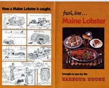 Harbour House Maine Lobster Atlanta Marriott Hotel Restaurant  - £21.63 GBP