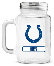 Indianapolis Colts Mason Jar Glass With Lid - $42.49