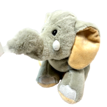 Ganz Webkins Soft Floppy Gray Velvety Elephant Plush Stuffed Animal No Code - $14.92