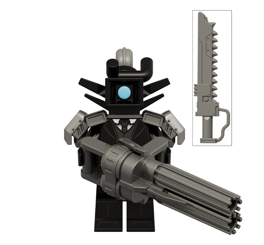 Minifigures Monitor Person Toilet Man Skibidi Cartoon Toys - LEGO