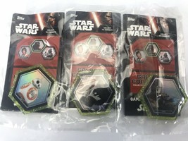 Subway Star Wars Galactic Connexions Lot Of 3 Topps BB-8 Kylo Ren Finn - $8.77