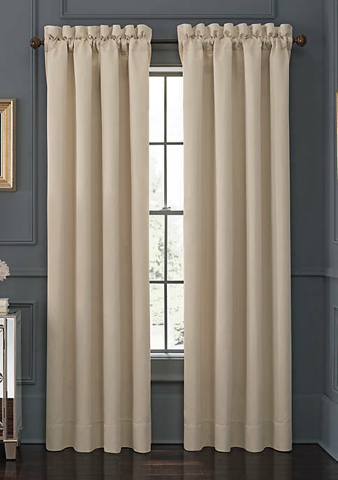 WATERFORD ABRIELLE WINDOW DRESSING  4pc  DRAPES CHAMPAGNE NIP  $215 - $123.74