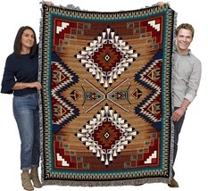 Brazos Blanket, A Southwest-Inspired Native American-Inspired Tapestry Throw - £71.94 GBP