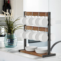 Large Coffee Mug Holder Stand Counter Mug Tree Coffee Station Kitchen Organizer - £43.95 GBP