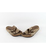 Vtg Newalk Birkenstock Womens Size 9 Thrashed Suede Leather Buckle Sanda... - $457.96 MXN