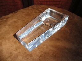 Crystal Ashtray 7.5" L x 4" W x 1.75". image 3