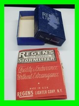 Early Vintage Blue Regens Petrol Lighter Empty Box Only 19 Of 23 - $34.64
