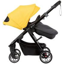 Diono Excurze Stroller with Narrow Fit and Compact Fold, Yellow Sulphur - £314.53 GBP