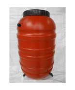55 Gal Rain Barrel Outdoor Water Storage Container Bin Drum Heavy-Duty S... - €103,01 EUR