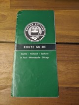 Empire Builder Amtrak Route Guide Seattle Portland Spokane St Paul Minne... - $223.62 MXN