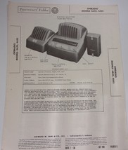Vintage PhotoFact Operadio Models 4A35 4A55 Instructions 1950 - $4.99