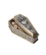 Alchemy Gothic V118 Bride of the Dark Kiss Casket &amp; Figure The Vault Van... - $38.49