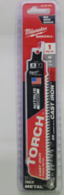 Milwaukee 6 in. 8 TPI TORCH Nitrus Carbide Teeth Metal Cutting SAWZALL R... - $17.81
