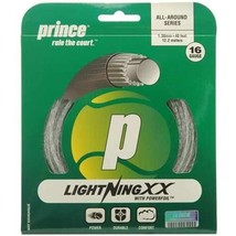 Prince Classics Lightning Xx Tennis Racket String, 16 Gauge, 40 Ft, Transparent - $12.86