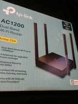NEW  TP-LINK AC1200 DUAL BAND WIFI ROUTER WIFI 5 ARCHER C54 FREE SHIPPIN... - £33.33 GBP