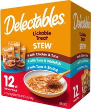 Hartz Delectables Stew Variety Pack Lickable Cat Treats, 1.4-oz pouch, 1... - $344.65 MXN